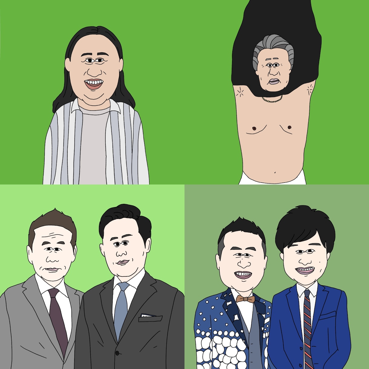 アメリカのアニメのようなイラストを制作します ⭐︎目を近づけて特徴と雰囲気を捉えた似顔絵を制作します！ イメージ5