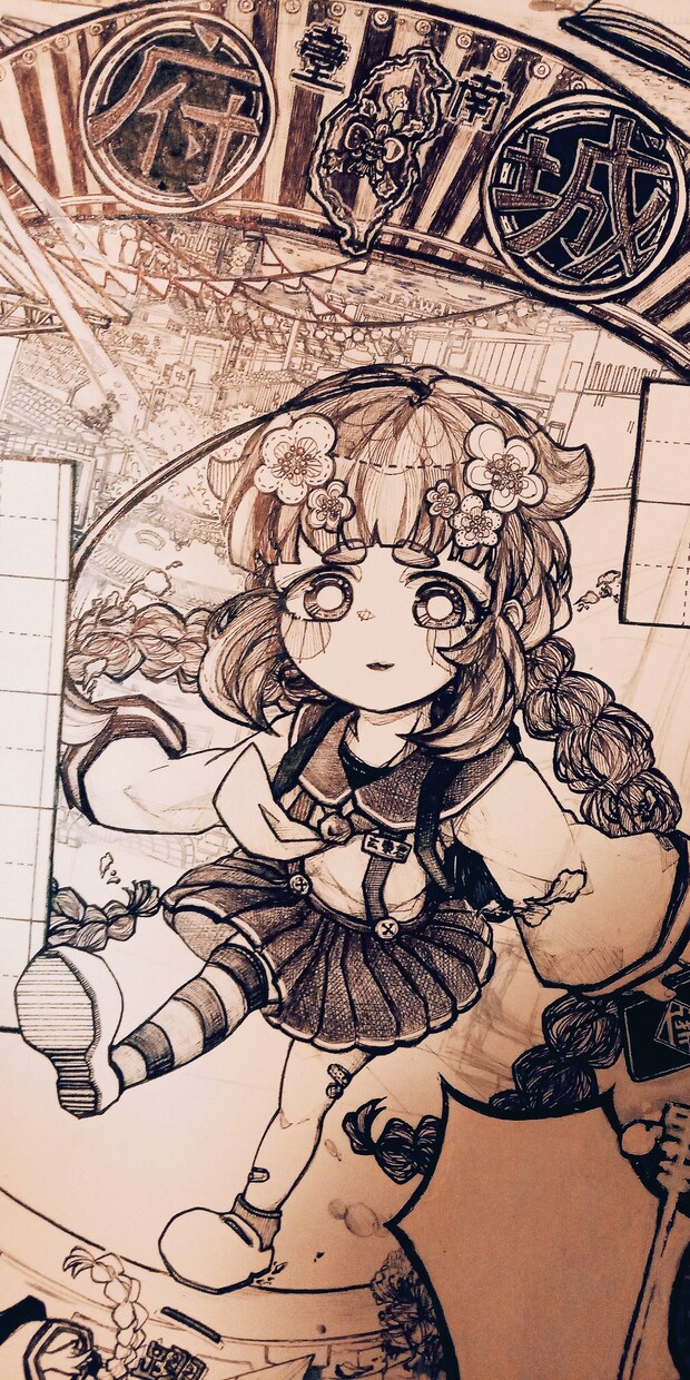 あなただけの肖像画をお描きします☆ます 白黒バストアップ単体線画イラスト(カラーも可能) イメージ4