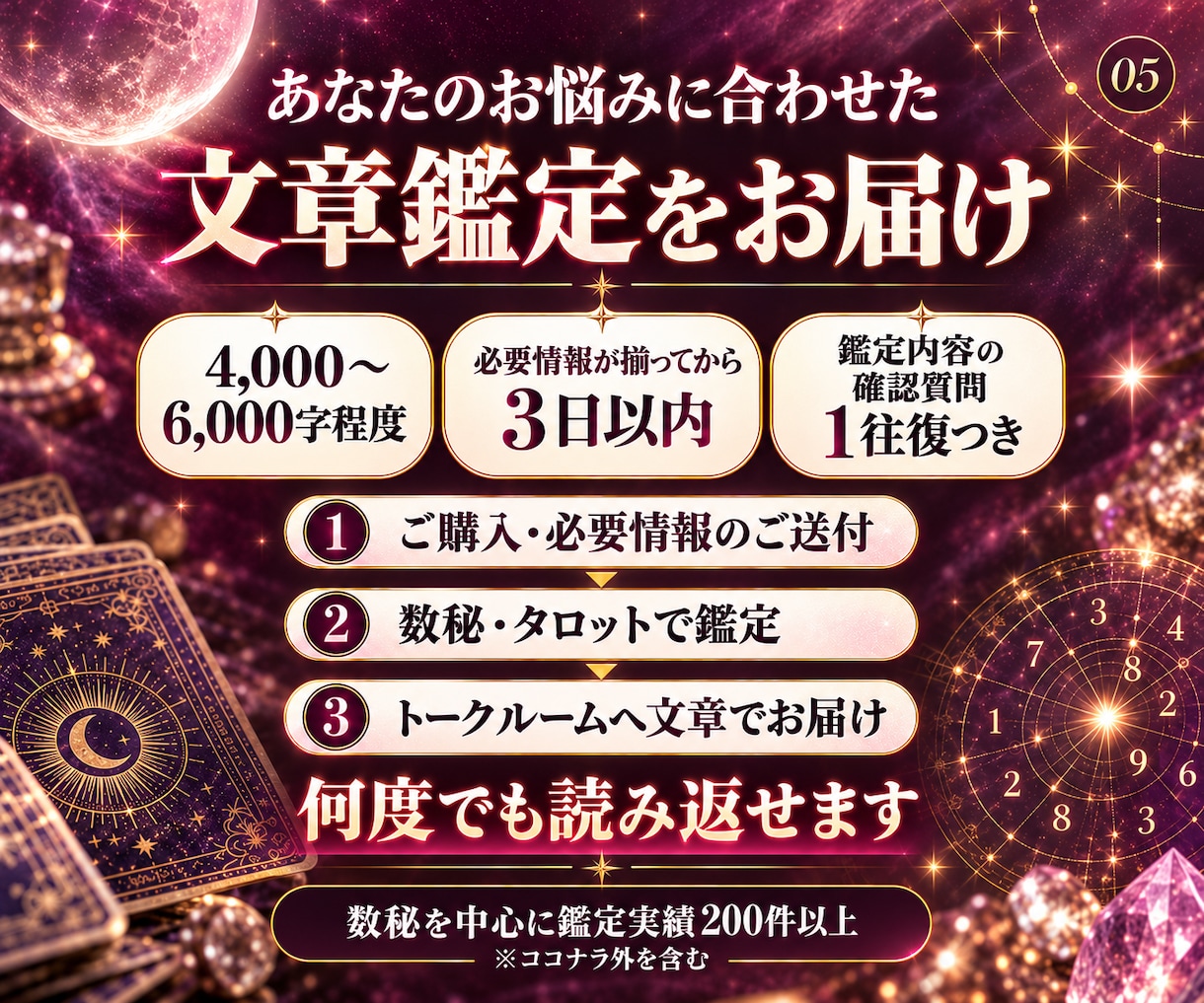 復縁したい彼の気持ちと二人の相性を占います 数秘×タロットで、彼の想いと動くタイミングを読み解く イメージ5