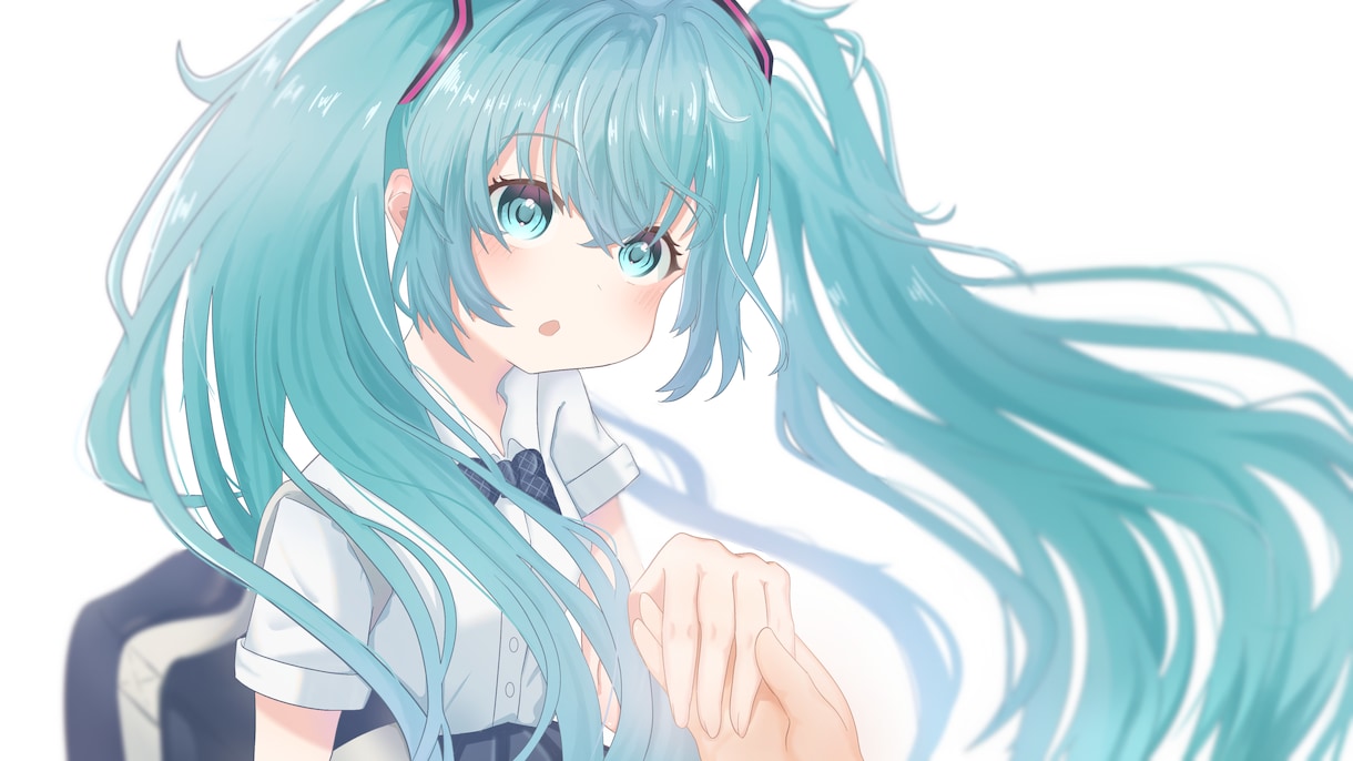 もっちりお肌の可愛いイラスト描きます 肌、服、髪、などの質感表現にこだわった一枚絵を描きます イメージ1
