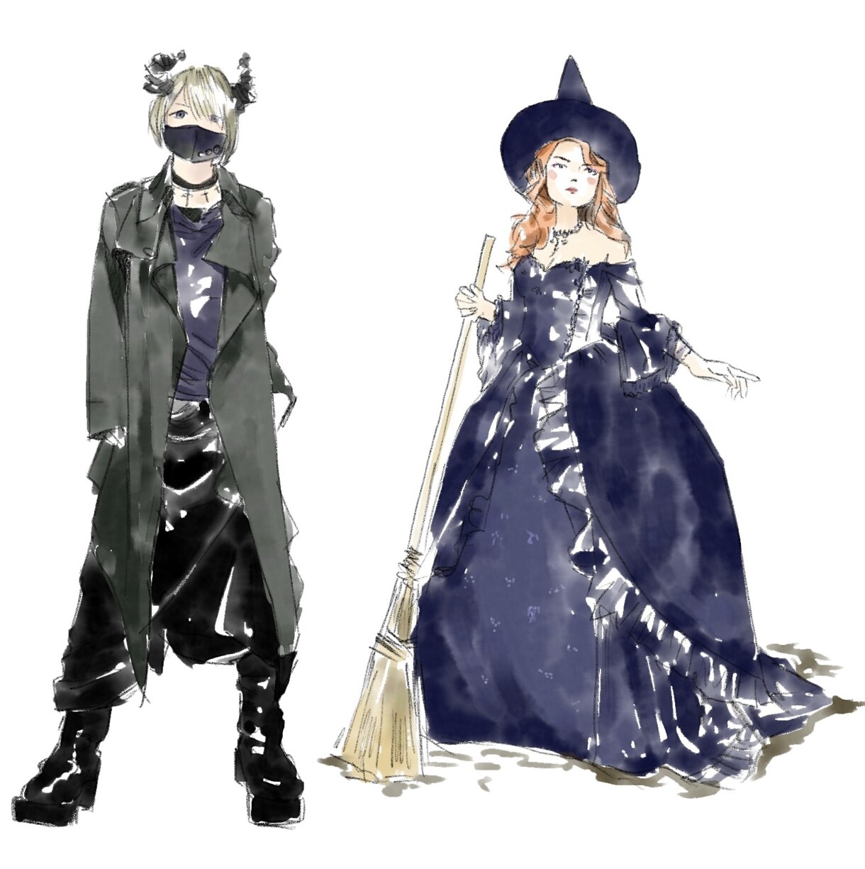 最短3日！写真を元にファッションイラスト描きます モノクロ、カラーで写真を元にファッションイラストを作成します イメージ1