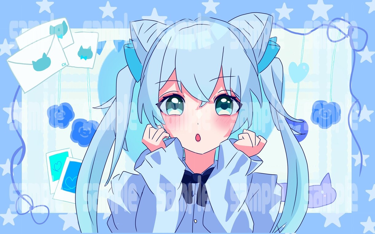 お安くオーダー可！安価で歌みたイラスト承ります 安価でのオーダー〇納品まで1週間ほど頂きます イメージ1