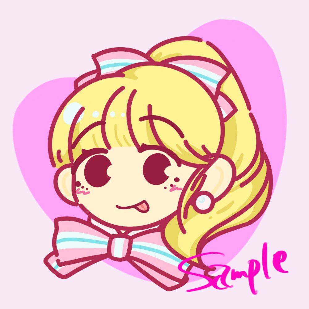 レトロでポップ★なかわいいイラスト描きます 商用利用・二次利用もOK‼︎アイコンにも★ イメージ2