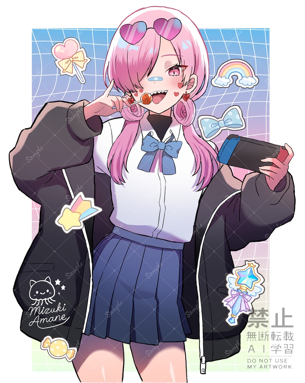 目を引く華やかなイラスト作成します 配信・グッズ・立ち絵など気軽にご相談ください イメージ5
