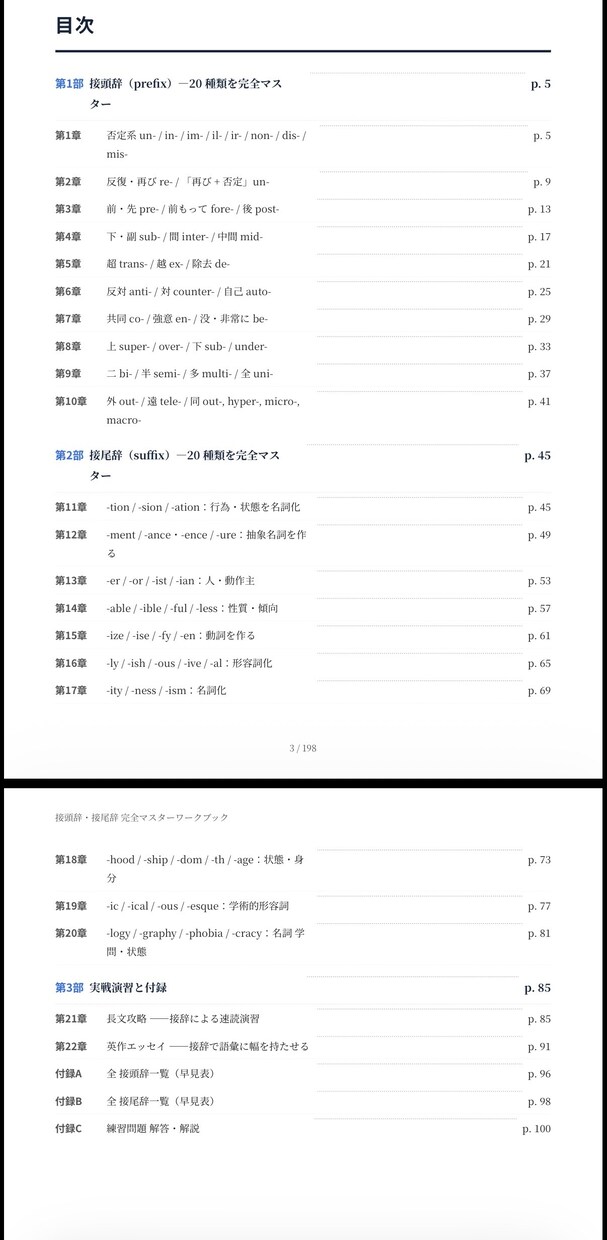 Suffix Prefix のテキスト販売します 英単語暗記ではなく、英単語の推測力を鍛えられます！ イメージ2