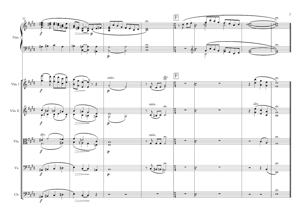 ソロ、アンサンブル譜等編曲・楽譜作成します ピアノ曲から大編成のオーケストラまで イメージ7