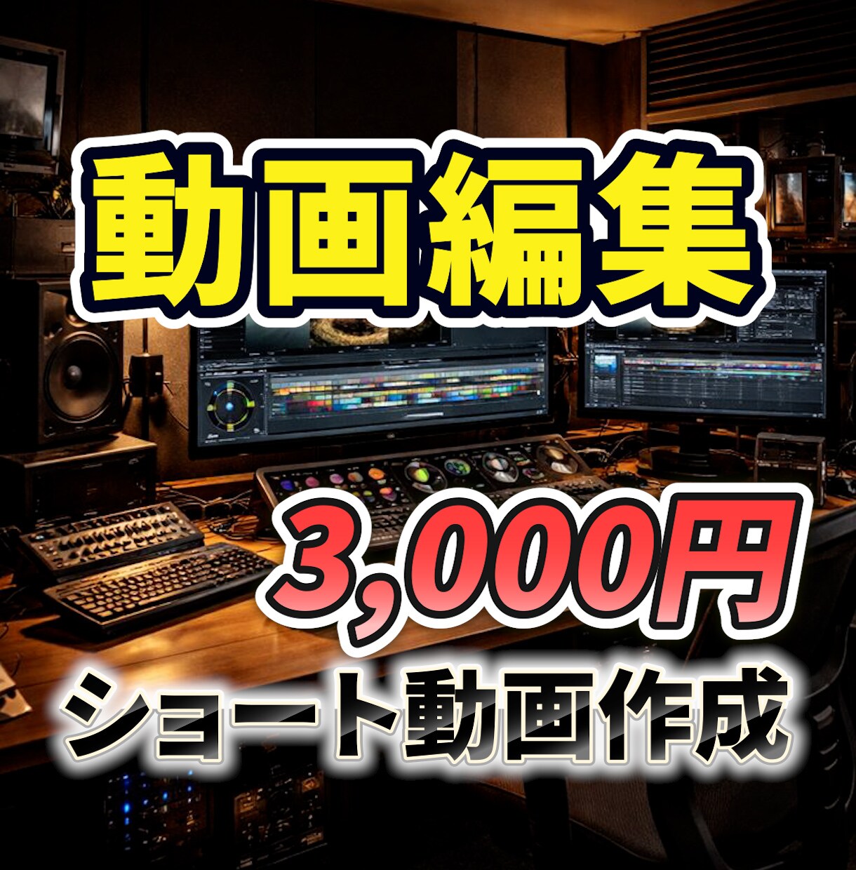 スタートアップ格安案内!!動画編集承ります 今だけの格安価格☆フルテロップ・効果音無料、丸投げもOK！ イメージ1