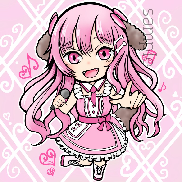 切り絵風  SNS用アイコンイラストお描きします あなたの"好き"を目を引くイラストに イメージ8