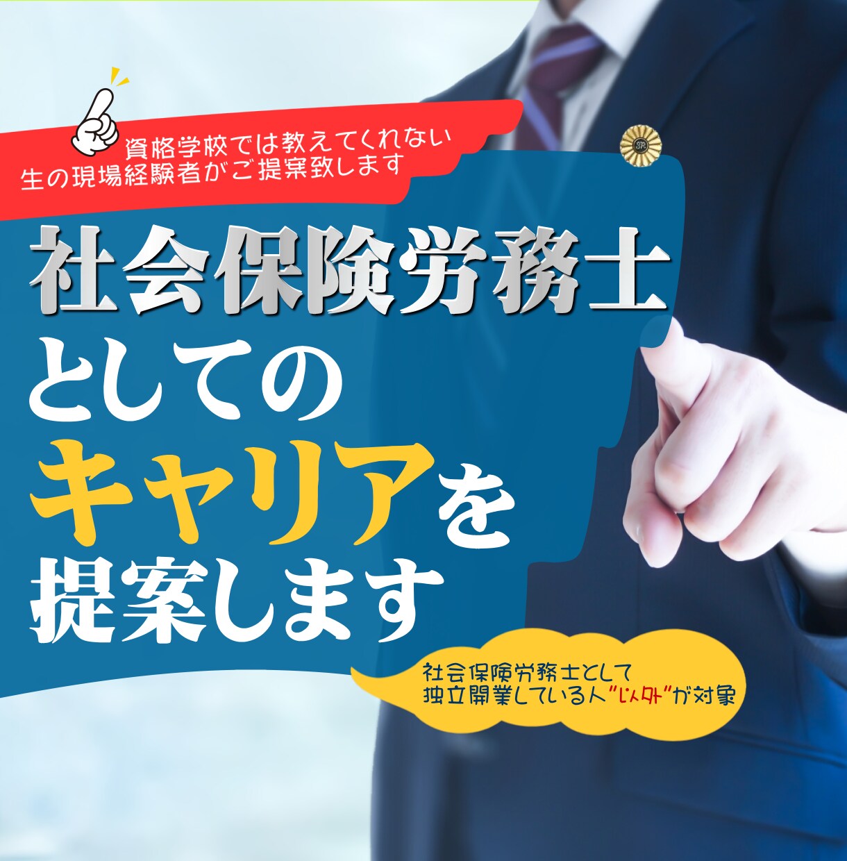 社会保険労務士としてのキャリアを提案します 社労士になりたい人、試験に合格した人、社労士で働きたい人へ イメージ1