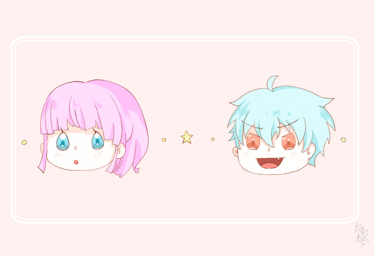 表情差分無料でシンプルな似顔絵アイコンを作成します あなたの代わりの顔を作ります！表情差分無料！ イメージ1