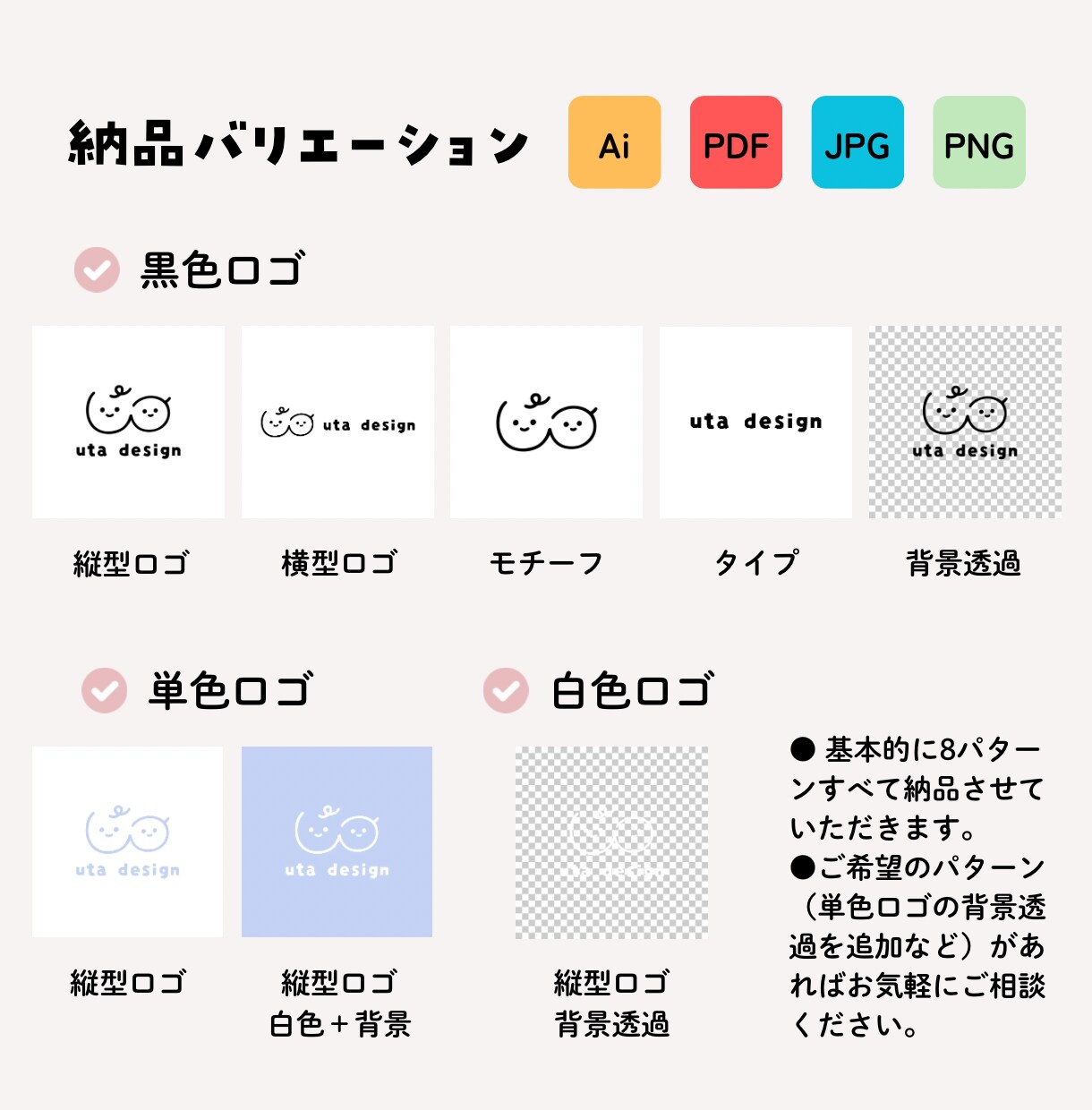 シンプルミニマルの優しいロゴをデザインします 提案数2案＆修正回数無制限！優しくかわいいおしゃれなデザイン イメージ4
