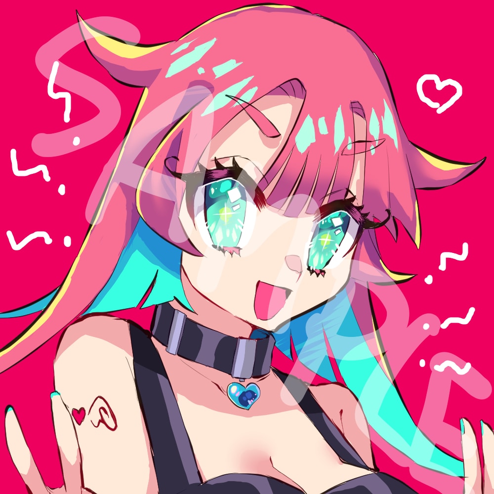 かわいい女の子のイラスト描きます ビビットカラーなサブカル系女子が得意です! イメージ1