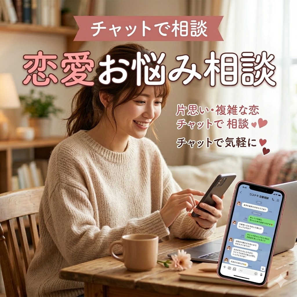恋愛の悩み聞きます｜片思い・複雑な恋の話聞きます 優しく聞く・客観的意見・率直なアドバイスも対応 イメージ1