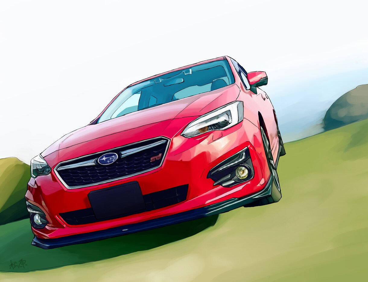 あなたの愛車、イラストにします 写真を元に、あなたのお車をデジタルでイラストを描きます！！ イメージ7