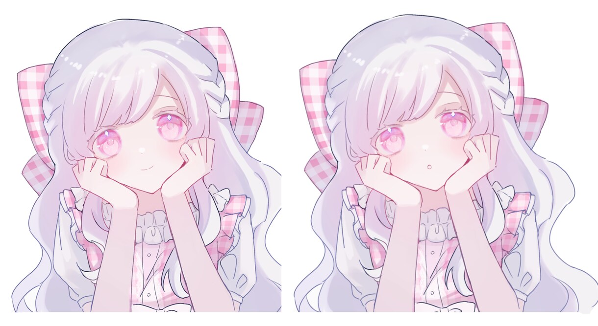 表情豊かで可愛い女の子のイラスト描きます ふんわりとした雰囲気のSNSアイコンをお届けします 商用OK イメージ3
