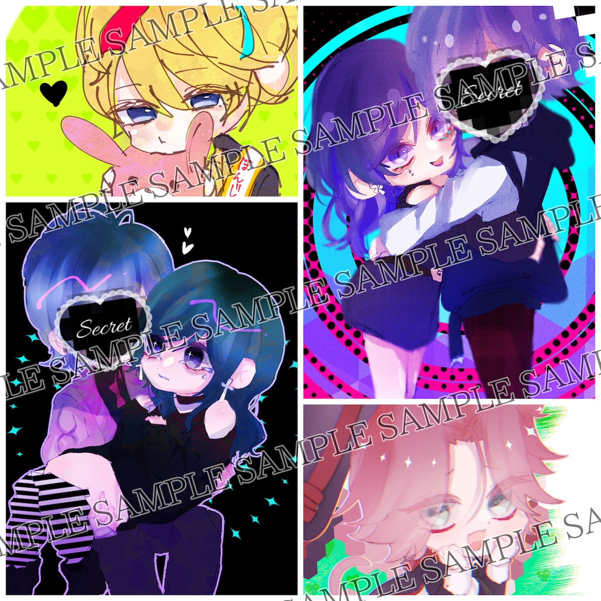 アイコンから作成致します デフォルメ 等身大どちらも受け付けております！！ イメージ2