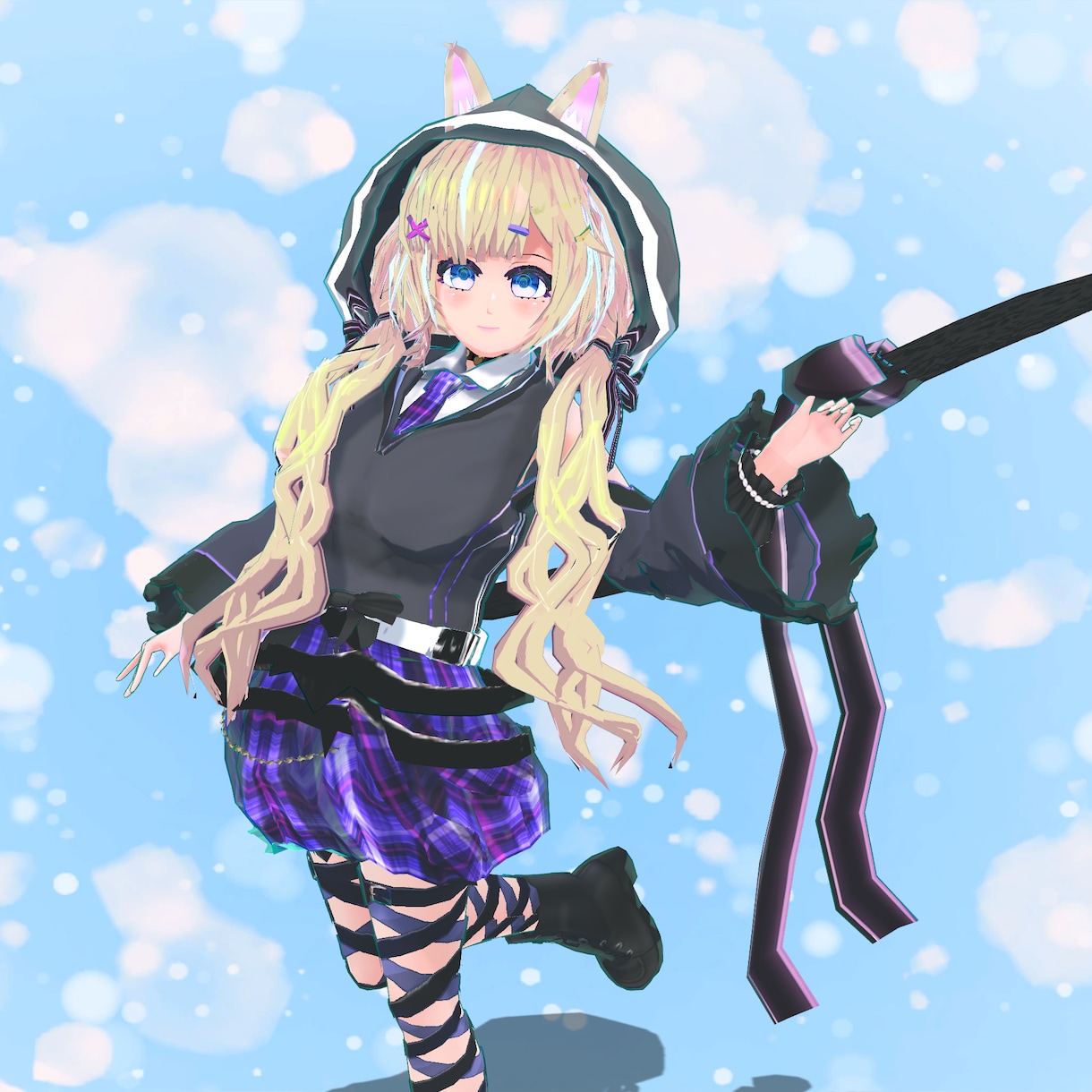 Vtuber/AILora/VRC/3D作成します 万能に使えるキャラクターモデルをご提供します。 イメージ3