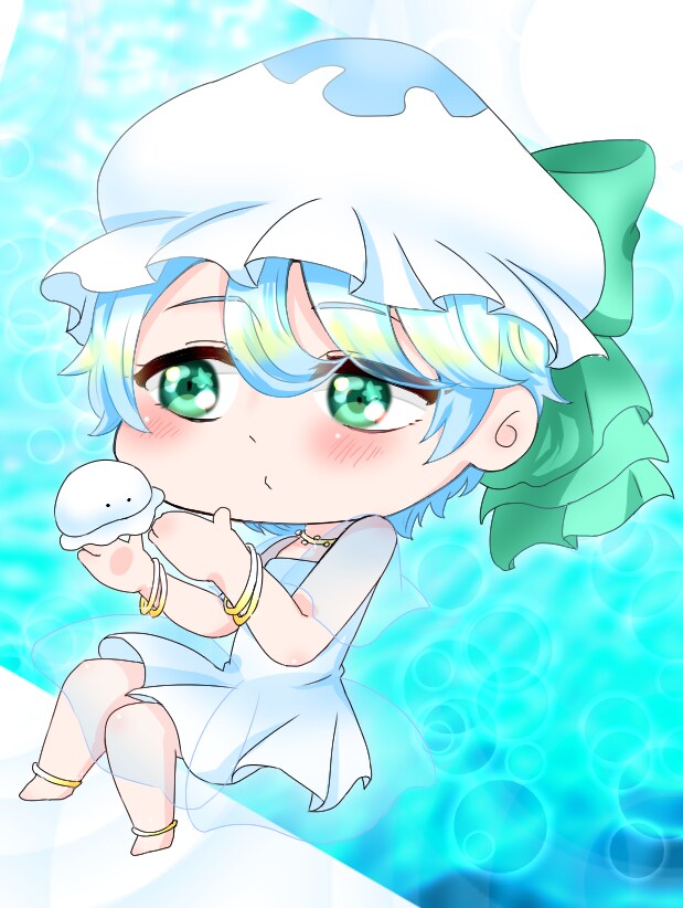 ミニキャラ(デフォルメ)イラストを作成致します もちもちキラキラのデフォルメイラスト！アイコンやグッズに！ イメージ4