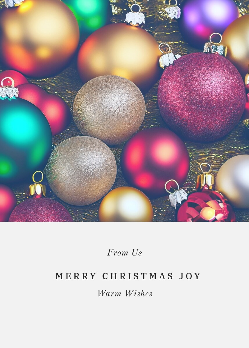 オリジナルのクリスマスカードをデザインします ラフ修正無制限｜DMに最適｜裏面も制作｜企業実績あり イメージ2