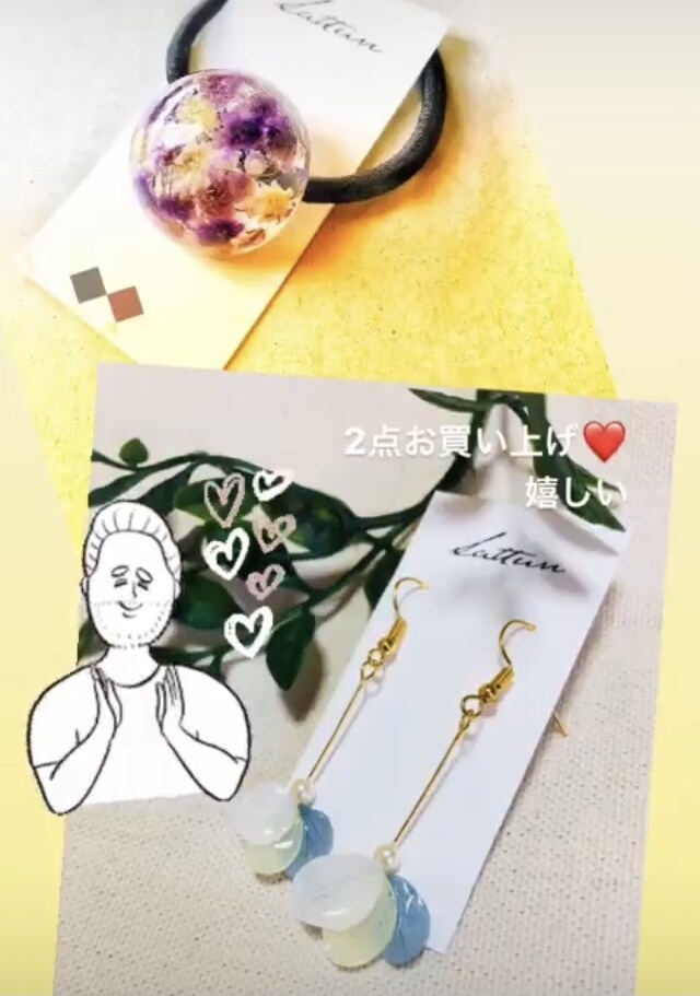 レジンアクセサリー作ります いつものファッションに小さなアクセントを♡ イメージ6