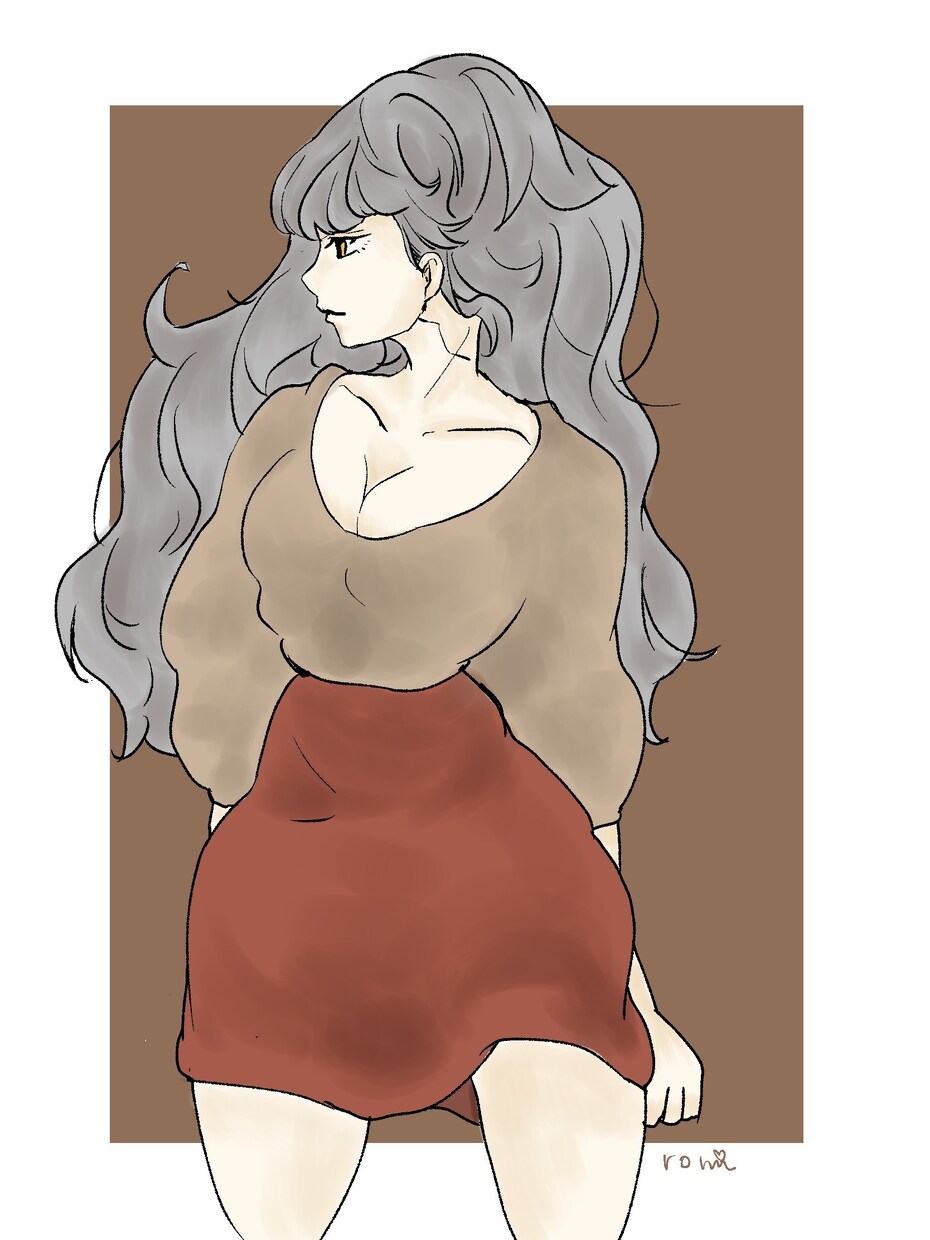 オタクっぽくない！イラスト描きます アニメっぽくなく、オシャレな絵、描きます！ イメージ1
