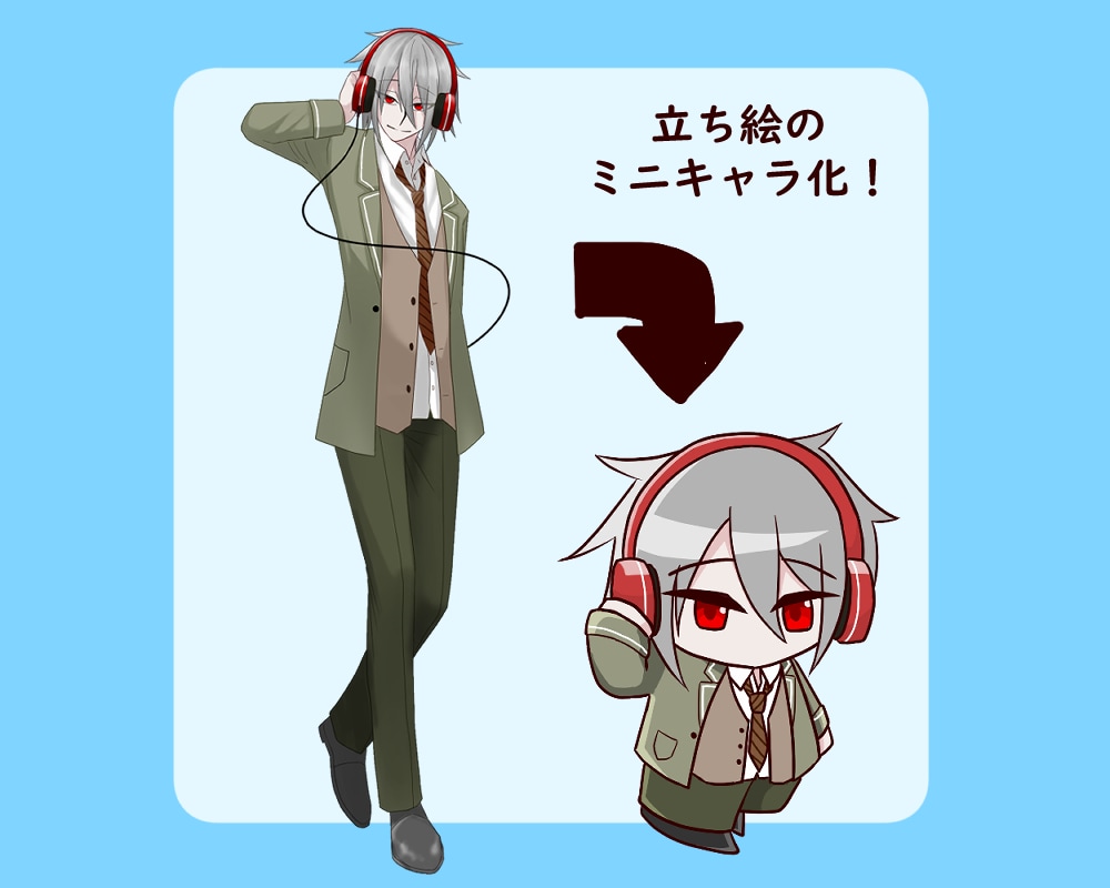 ミニキャラ・アイコン描きます アイコン、スタンプ、立ち絵のミニキャラ化などに！ イメージ3