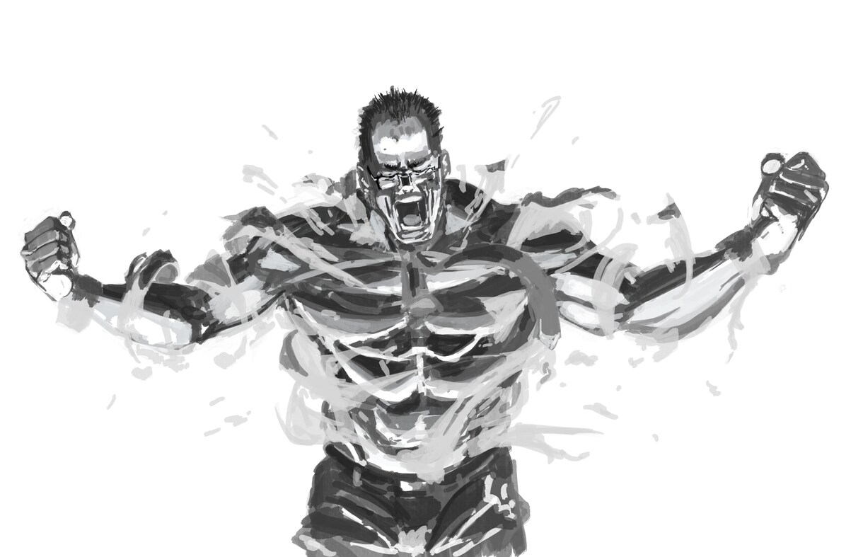 リアルな空想上のおじさんのイラスト描きます 記事やサービスの内容を強調！！ イメージ1