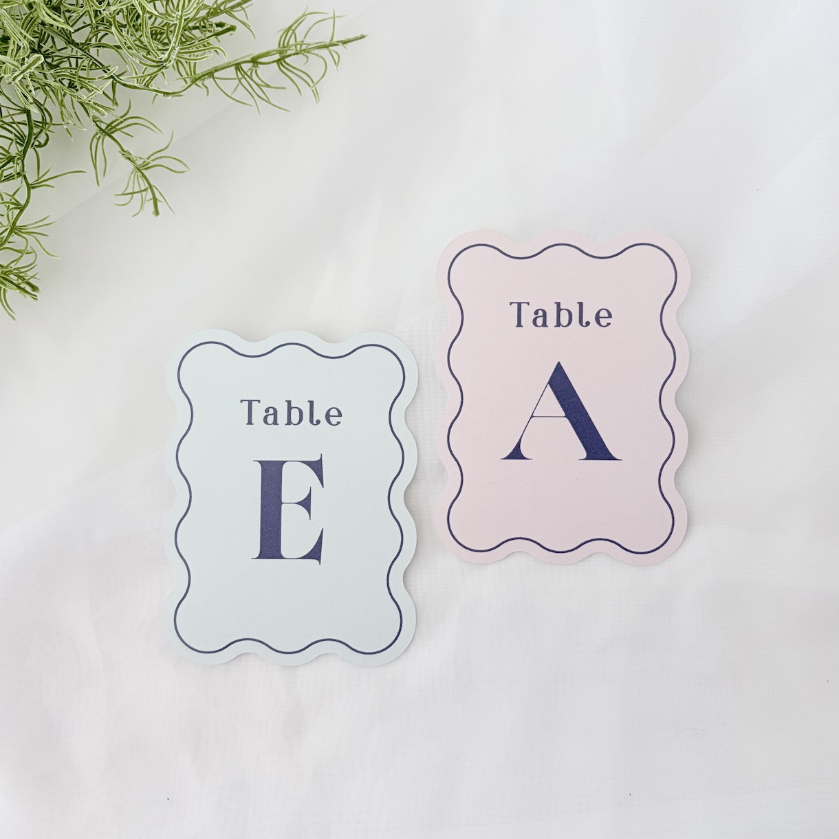 Wedding｜テーブルナンバー作成します テーマカラーにこだわる花嫁さまへ｜印刷・カット・発送込み イメージ10