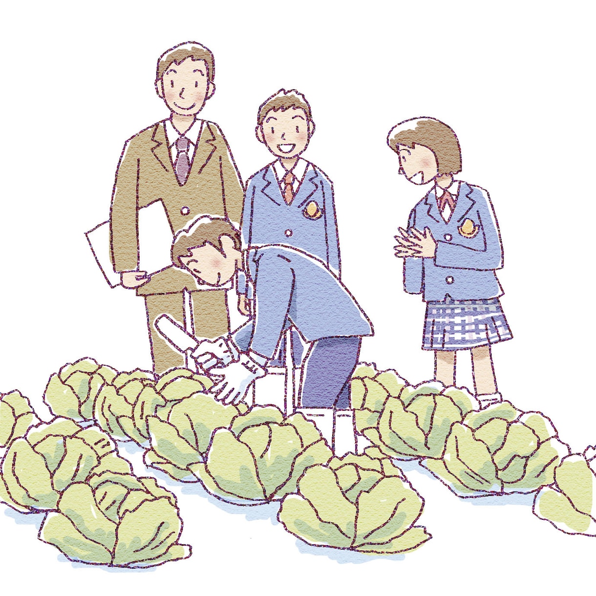手描き風カットイラスト描きます 文章の内容に合わせて制作します。 イメージ2