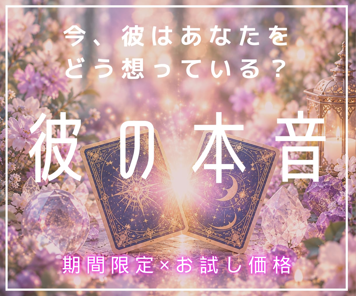 復縁鑑定｜彼の本音、連絡時期、2人の未来を占います 霊視タロット×西洋占星術で彼の気持ちや未来の流れを即日鑑定！ イメージ2