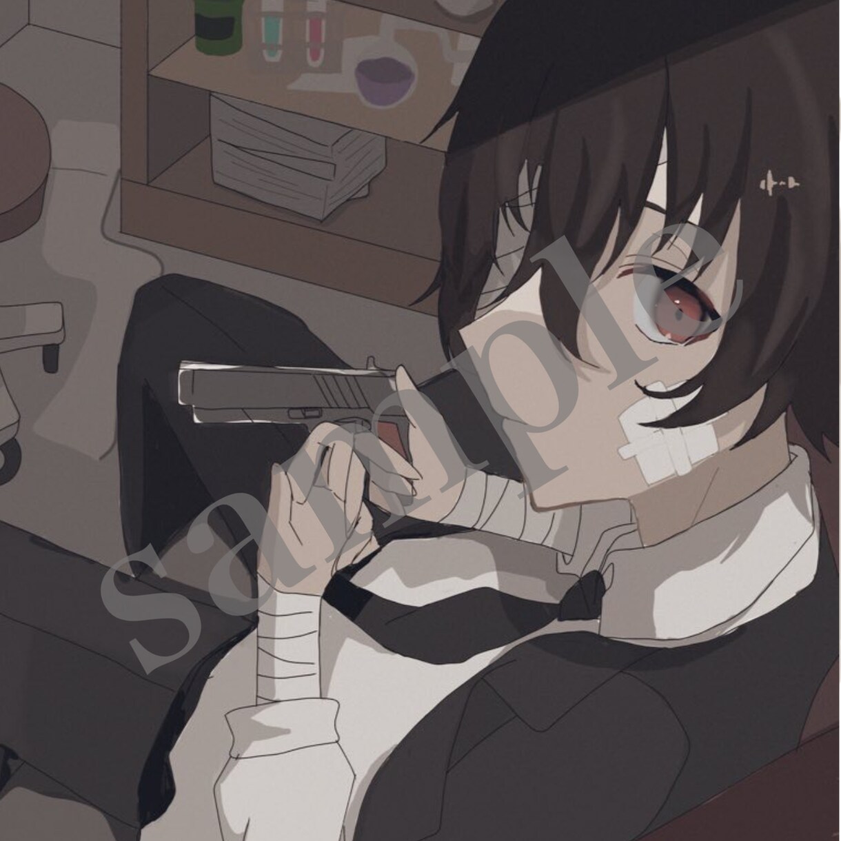 可愛い系・かっこいい系のSNS用アイコンを描きます ※萌え系や男性のイラスト/オリジナルキャラクターのみです イメージ5