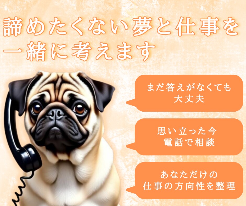 あなたの夢を仕事に変える相談受けます 1000人の経験を元に戦略・コツ伝授 イメージ1