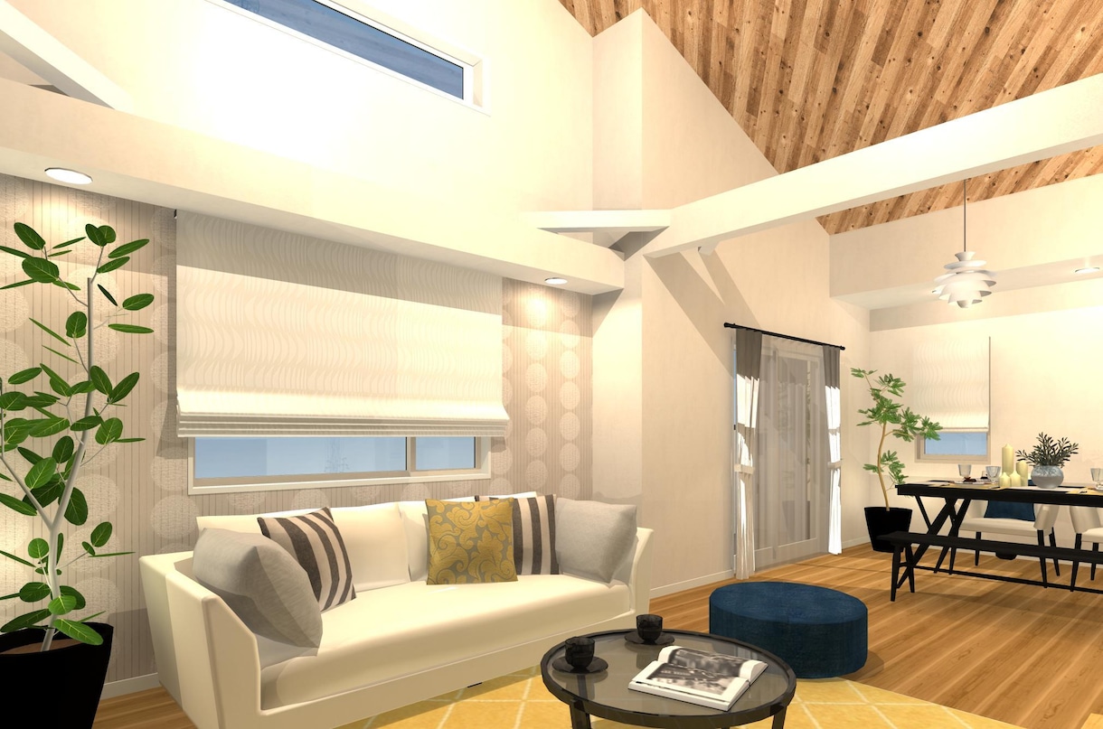 建築士×ICによる内装パース提案サービスをします 建築士の専門知識で図面をリアルな完成イメージへ変換します イメージ3