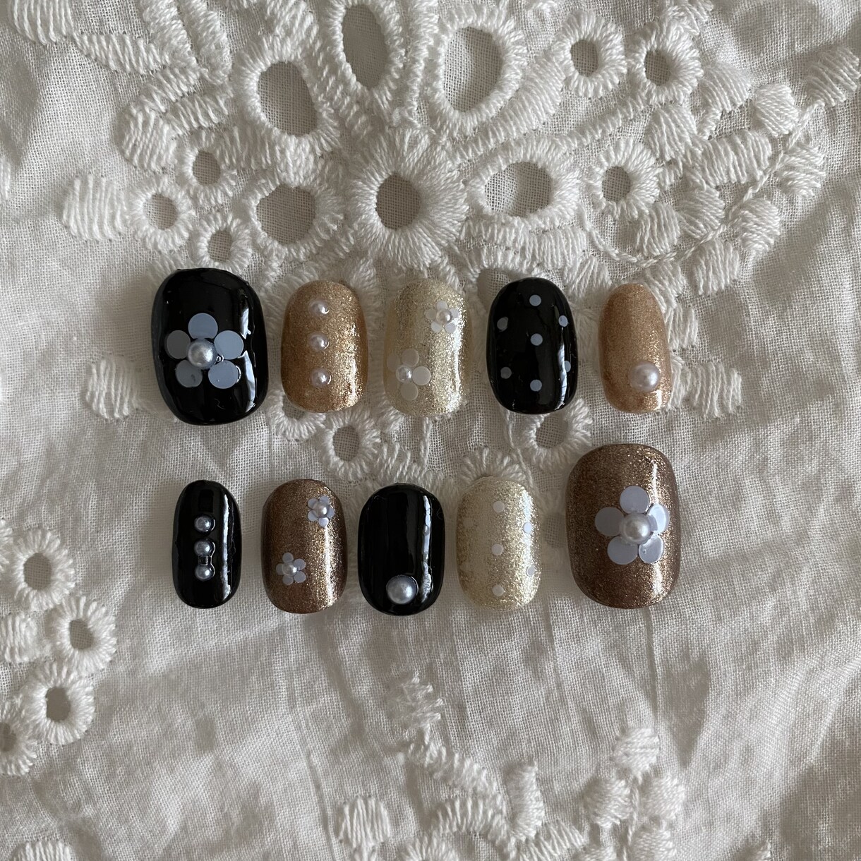 低価格で可愛いネイルチップ作ります 仕事の関係で普段ネイルができない方などにおすすめです！ イメージ1