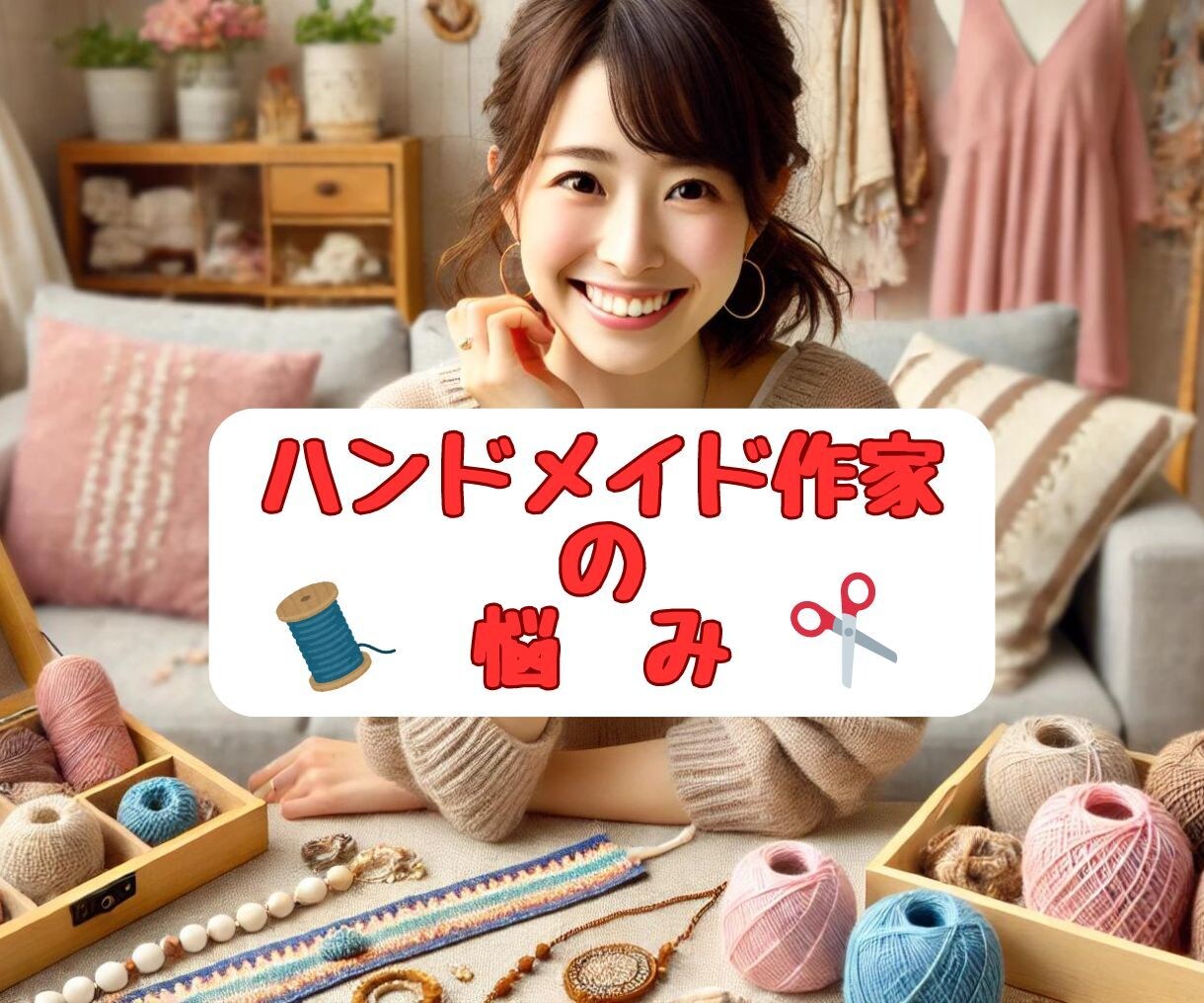ハンドメイド作家のお悩みお聞きします 起業/集客/委託・ネット販売/イベント出店/協会トラブルなど イメージ1