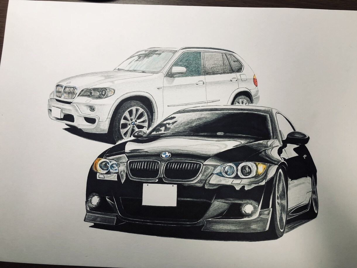 アナログで様々なイラストを描きます 写真サイズからA4サイズの手頃感のあるプレゼントに。 イメージ3