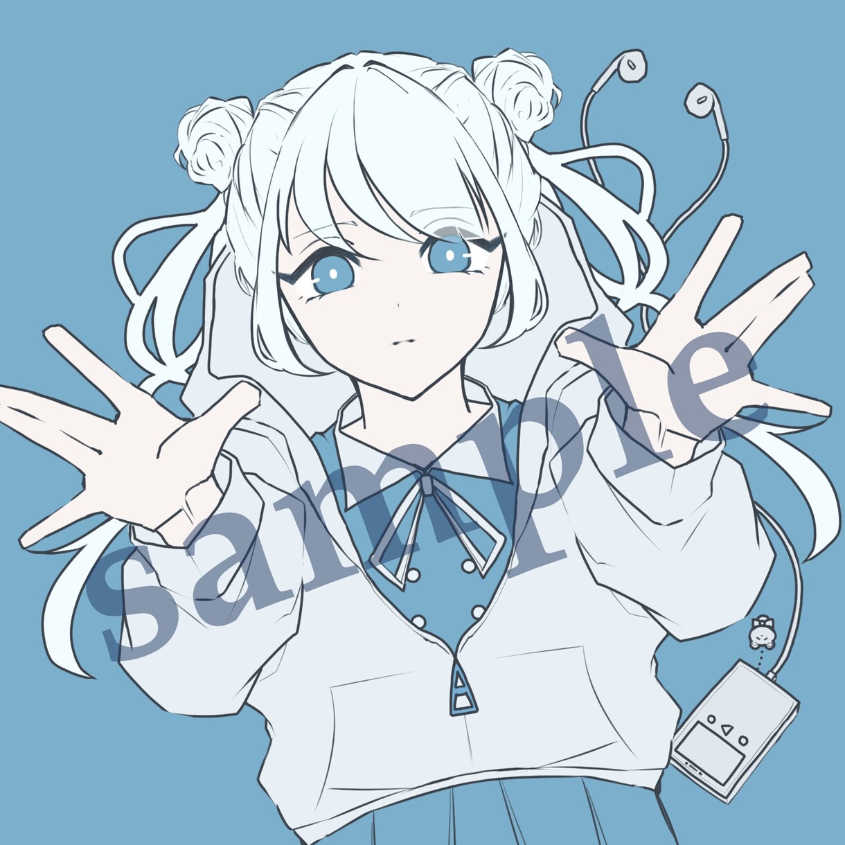 最短3日！シンプル可愛いイラスト、アイコン描きます SNS用のアイコン、サムネ、ヘッダー等に！ イメージ6