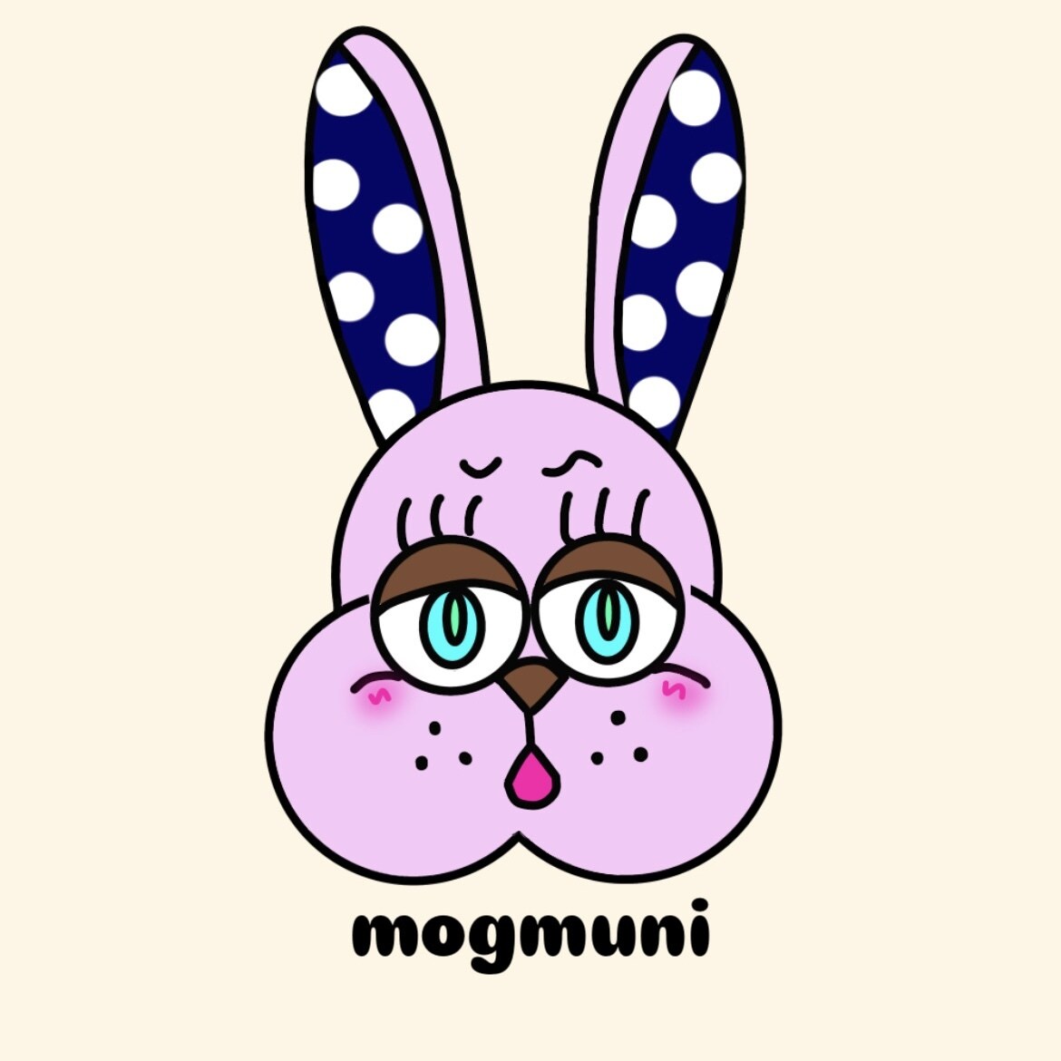 みんなに愛されるキャラクターを提供します 耳のドット柄がチャームポイントのポップな動物たち イメージ2