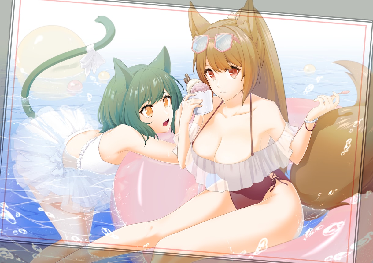 立ち絵、1枚絵イラスト描きます ゲーム、個人観賞用、動画用、など イメージ3