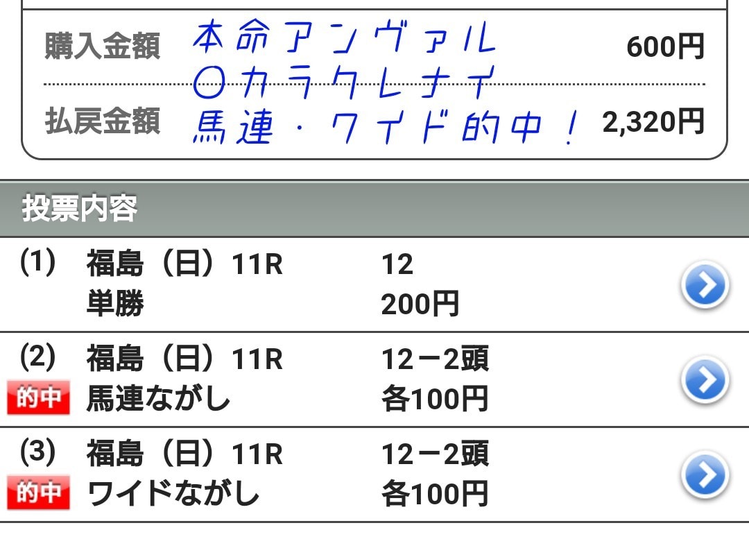 札幌記念穴狙い打ちます 札幌記念、一緒に勝負しませんか？ イメージ3