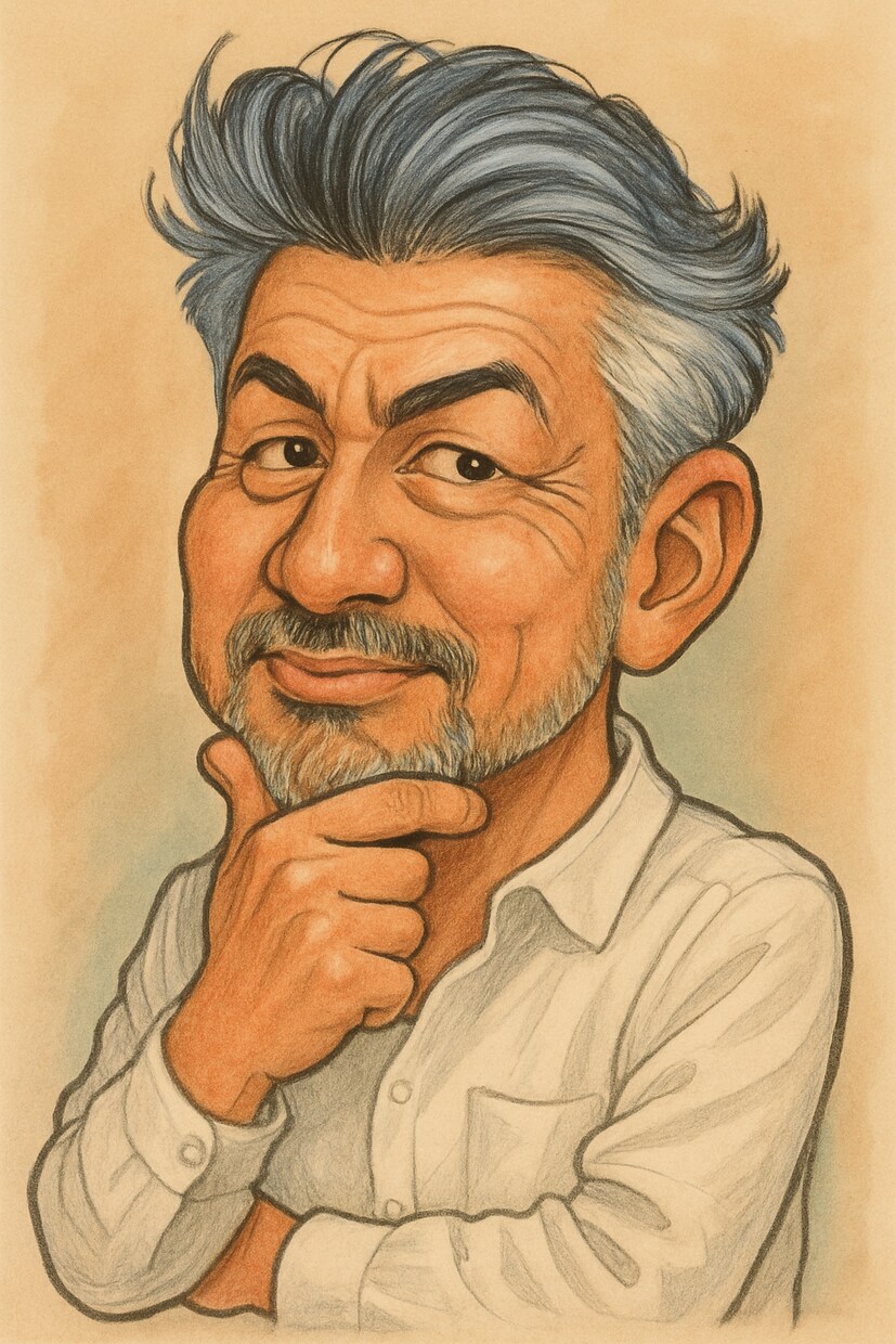 誇張した似顔絵描きます 似顔絵15年のイラストレーターによる似顔絵です イメージ1