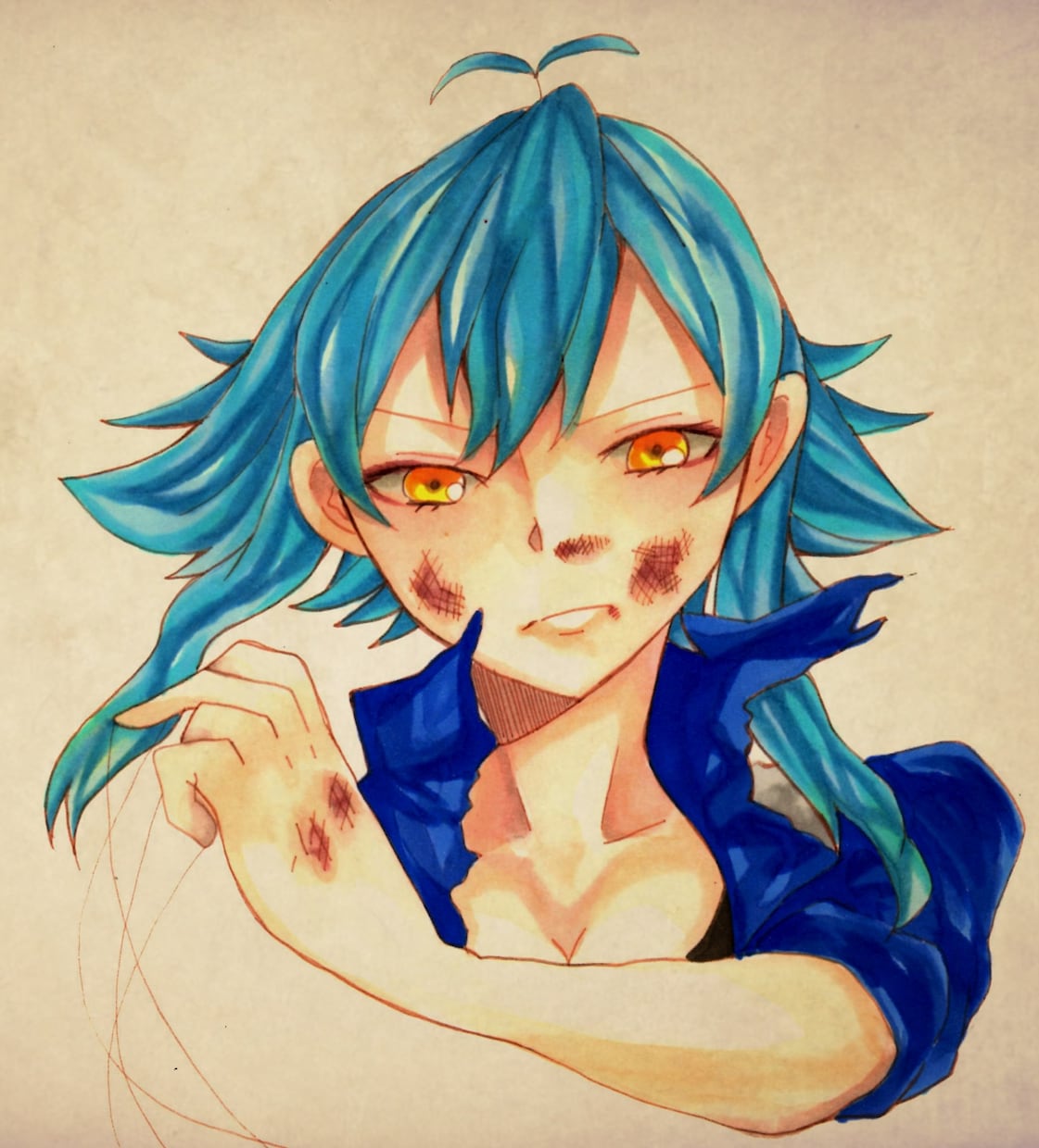 アナログで女の子を描きます コピックの鮮やかな発色のイラストをお求めの方に！ イメージ6
