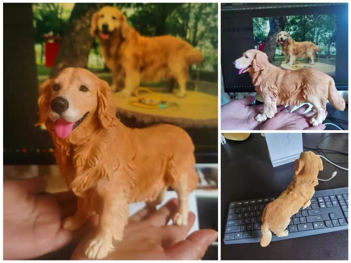 愛犬愛猫のオーダーメイド3Dフィギュアを制作します 写真から息づくような立体へ　驚きのコスパでの至高のメモリアル イメージ2