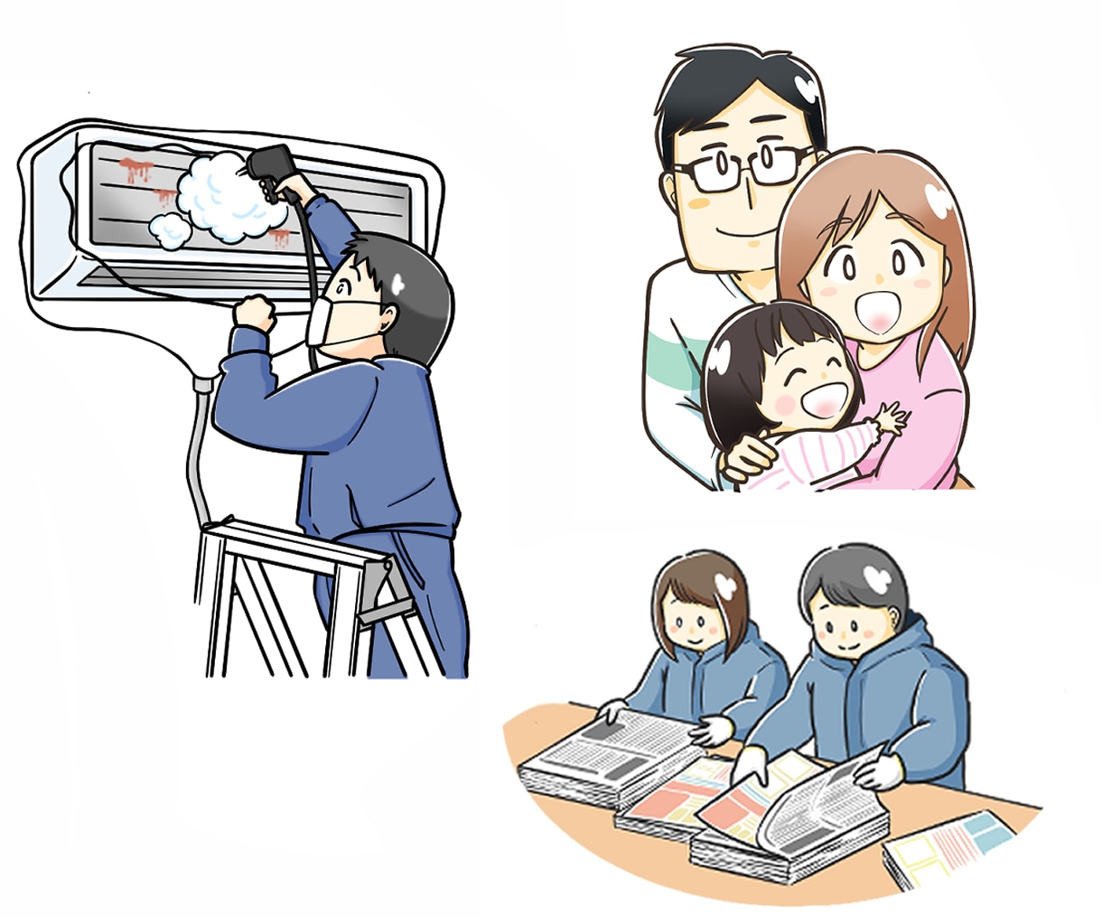 幅広い年齢層に好印象／親しみやすいイラスト描きます webチラシ書籍ブログYouTube／商用OKです イメージ5