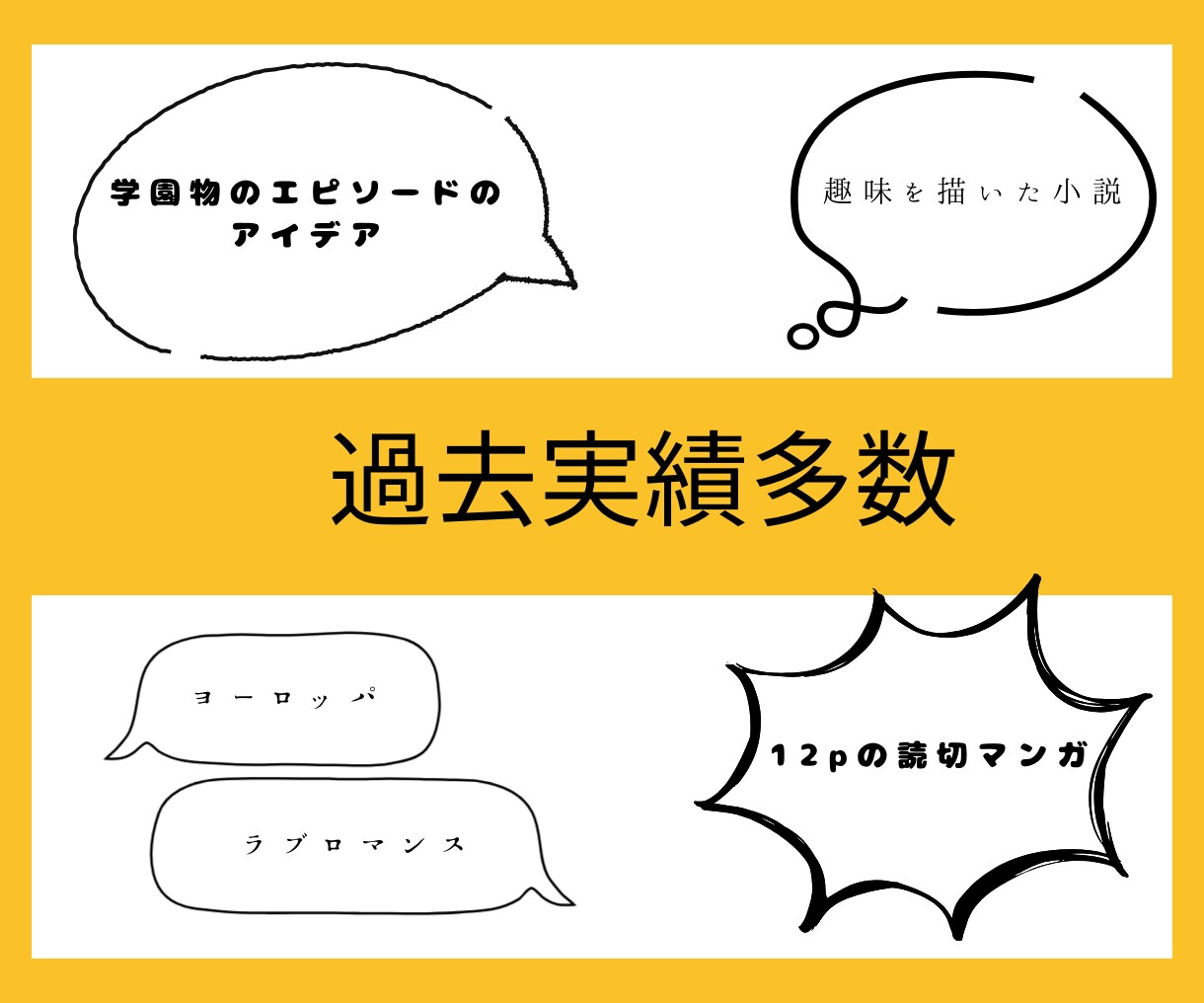元・小劇団の舞台監督がシナリオを作成します マンガ・小説・演劇・動画などにご活用ください イメージ2