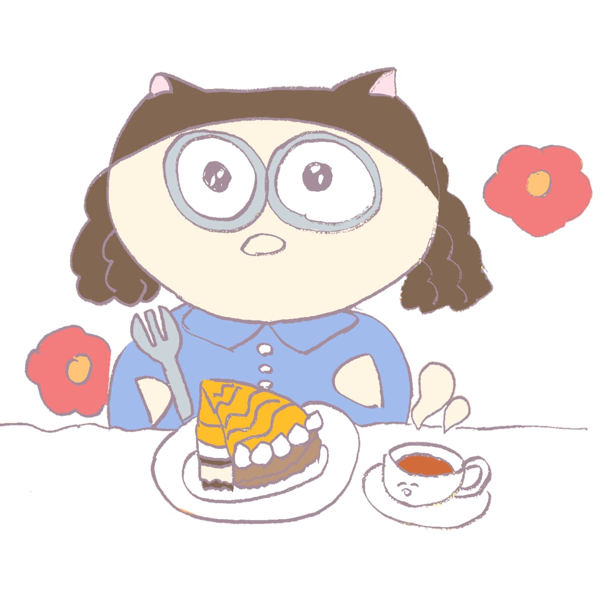 食べ物シリーズ♪ゆるい・ほんわかイラスト描きます パッケージ、個包装、店内POP、LINEスタンプ等お任せ♪ イメージ4