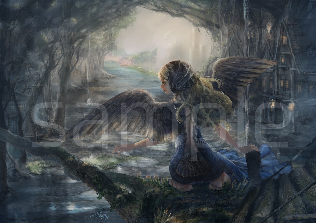 一枚絵（人物＋背景）承ります ご要望に合わせてあなたの世界観を形にします！ イメージ8