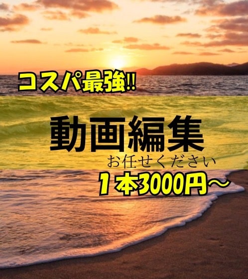 格安で自分が作りたい動画をつくれます 細かいところまで指定できるから作りたい動画が作れる‼︎ イメージ1