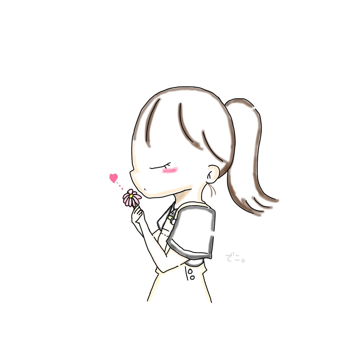 ホーム画面のイラスト描きます かわいいイラストで、ホーム画面に彩りを。 イメージ2