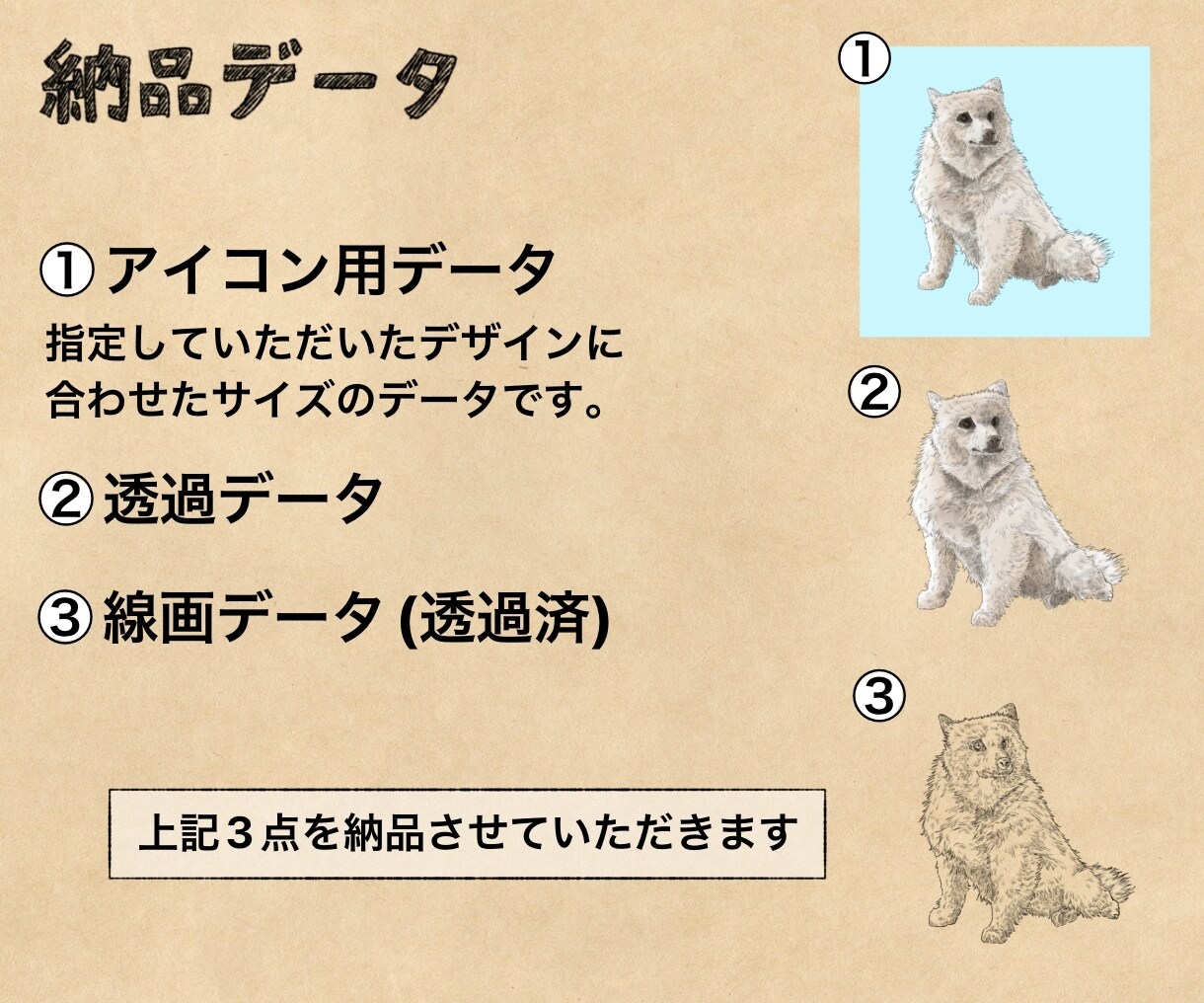 写真を元にあなたのペットのアイコン制作を行います あなたのペットの似顔絵を描きます！リアル調デジタル手描き イメージ5
